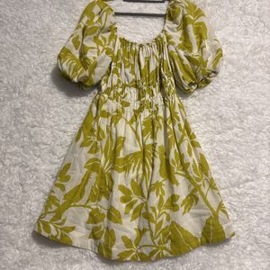 Anthropologie Maeve Feliciana Tropical Print Mini Dress Size Small